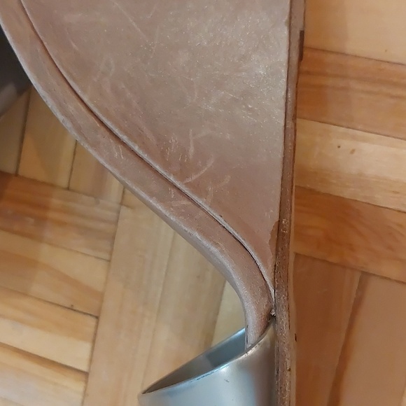 Vince wedge leather sandals size 9.5M - Picture 10 of 11